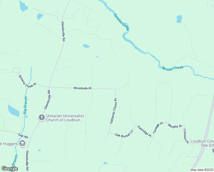 map of restaurants, bars, coffee shops, grocery stores, and more near 40748 Woodside Place in Leesburg