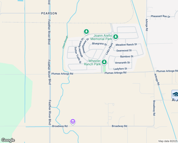 map of restaurants, bars, coffee shops, grocery stores, and more near 1186 Plumas Links Street in Plumas Lake