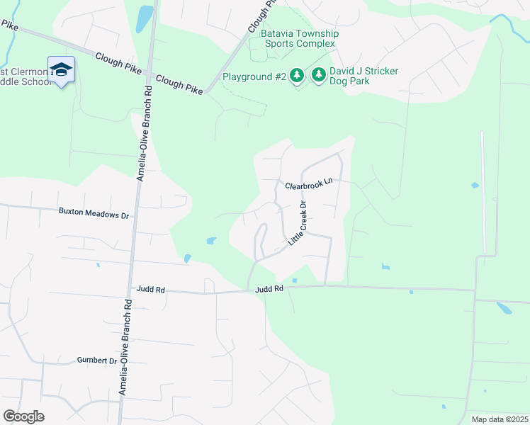map of restaurants, bars, coffee shops, grocery stores, and more near 4181 Otter Creek Drive in Amelia