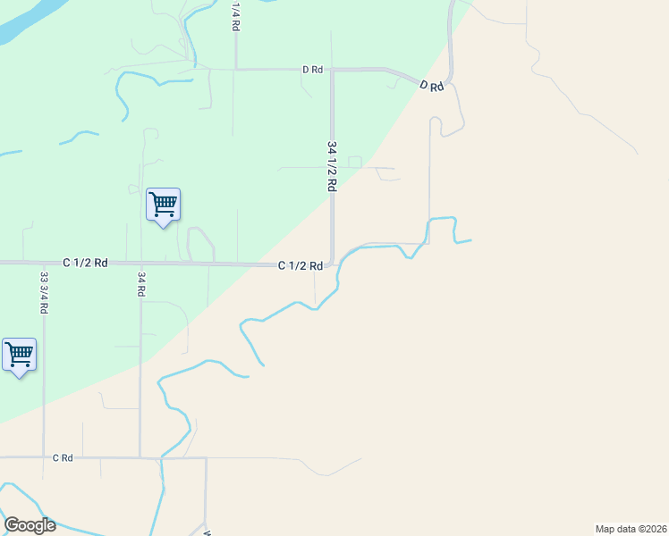 map of restaurants, bars, coffee shops, grocery stores, and more near 3487 C 1/2 Road in Palisade