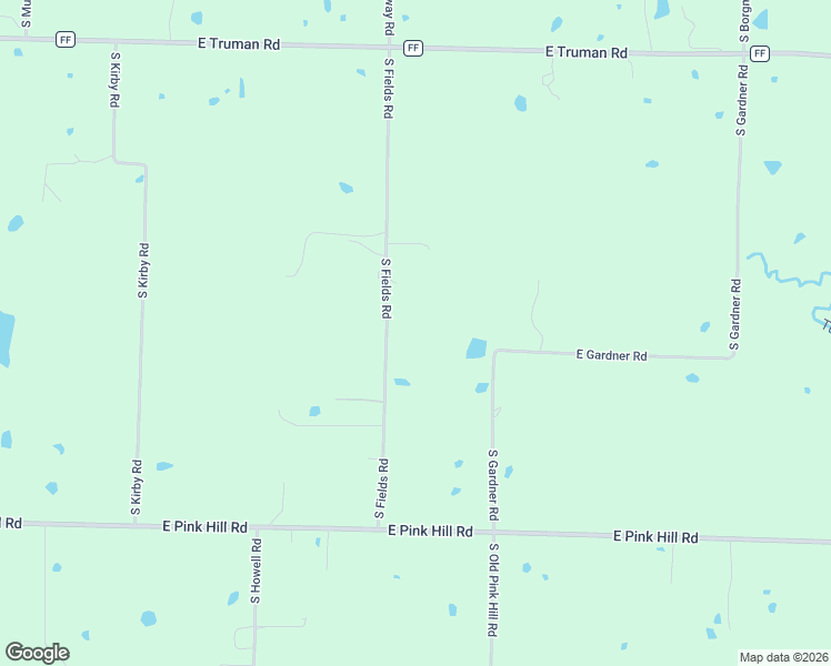 map of restaurants, bars, coffee shops, grocery stores, and more near 3119 South Fields Road in Oak Grove