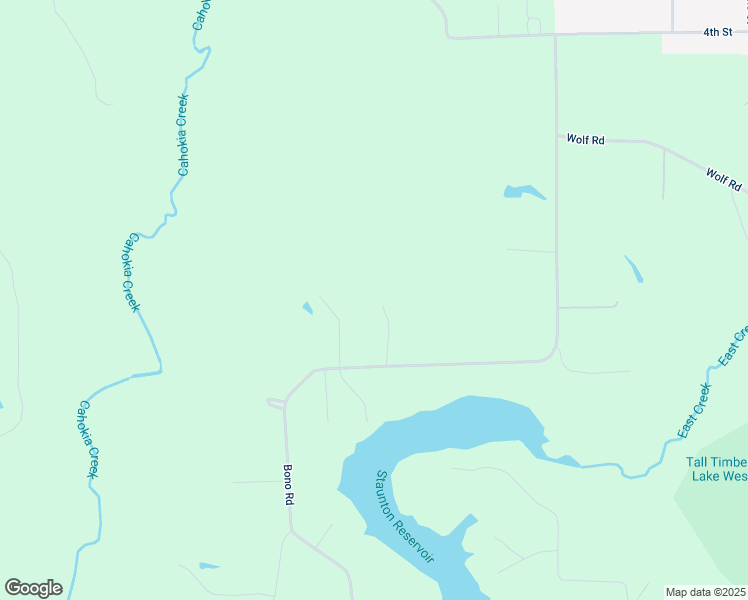 map of restaurants, bars, coffee shops, grocery stores, and more near 3780 Bono Road in Staunton