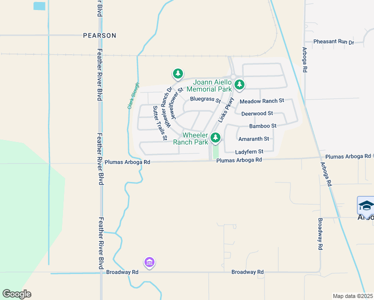map of restaurants, bars, coffee shops, grocery stores, and more near 1186 Plumas Links Street in Plumas Lake