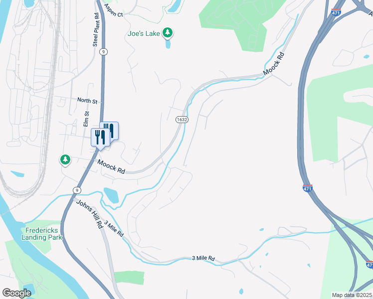 map of restaurants, bars, coffee shops, grocery stores, and more near 14 Woodland Hills Drive in Southgate