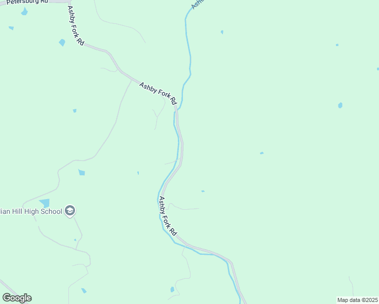 map of restaurants, bars, coffee shops, grocery stores, and more near 3480 Ashby Fork Road in Petersburg