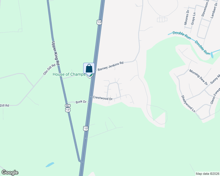 map of restaurants, bars, coffee shops, grocery stores, and more near 120 Holly Court in Felton