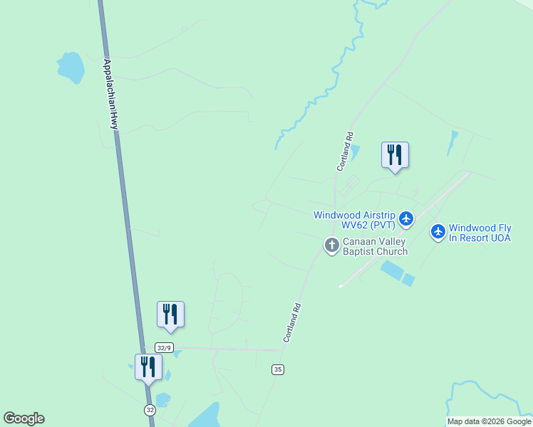 map of restaurants, bars, coffee shops, grocery stores, and more near 13 Alpine View Lane in Davis