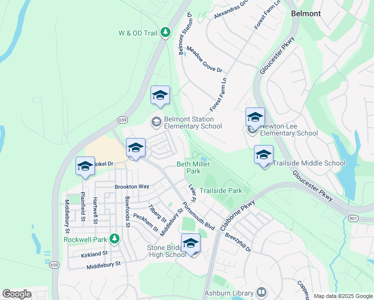 map of restaurants, bars, coffee shops, grocery stores, and more near 20242 Leier Place in Ashburn