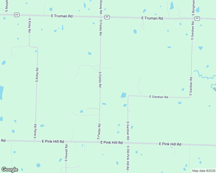 map of restaurants, bars, coffee shops, grocery stores, and more near 3119 South Fields Road in Oak Grove