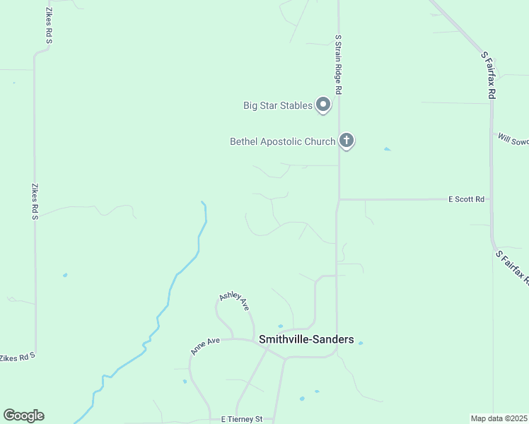 map of restaurants, bars, coffee shops, grocery stores, and more near 8106 South Whitherbee Drive in Bloomington