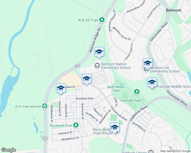 map of restaurants, bars, coffee shops, grocery stores, and more near 43048 Zander Terrace in Ashburn