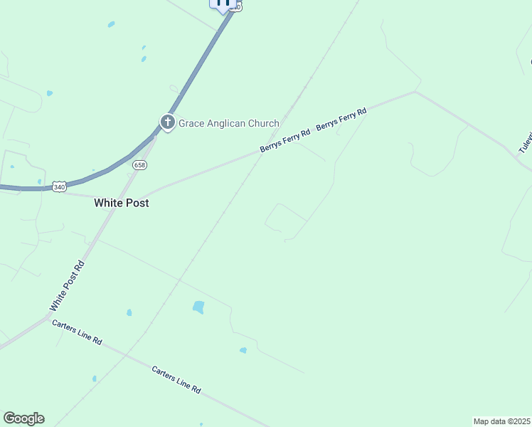 map of restaurants, bars, coffee shops, grocery stores, and more near 1070 Berrys Ferry Road in White Post