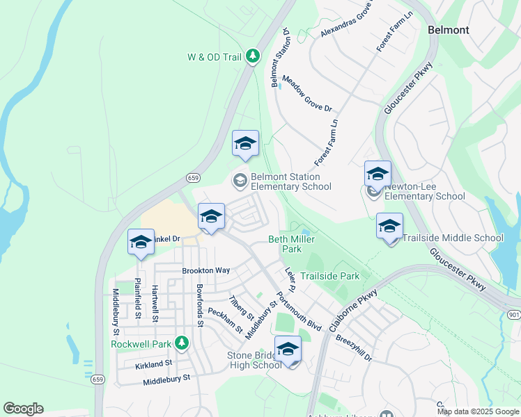 map of restaurants, bars, coffee shops, grocery stores, and more near 20238 Macglashan Terrace in Ashburn