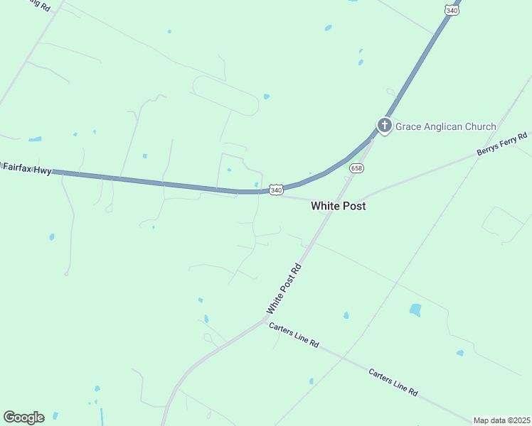 map of restaurants, bars, coffee shops, grocery stores, and more near 3187 Bishop Meade Road in Boyce