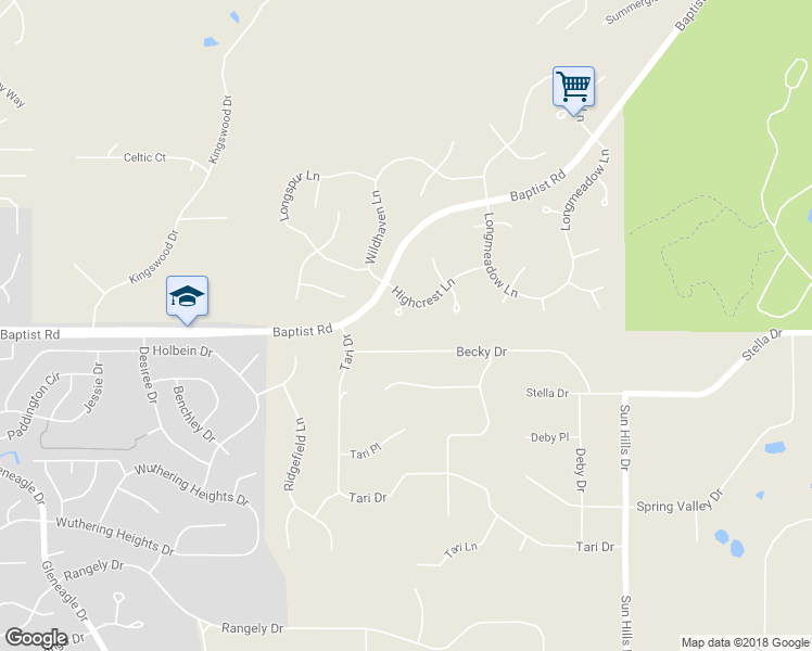 map of restaurants, bars, coffee shops, grocery stores, and more near 15585 Pineneedle Court in Colorado Springs