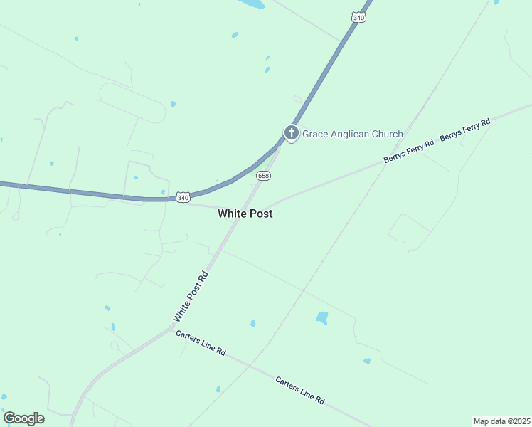 map of restaurants, bars, coffee shops, grocery stores, and more near 272 Berrys Ferry Road in White Post