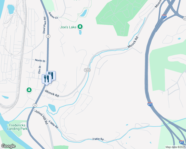 map of restaurants, bars, coffee shops, grocery stores, and more near 26 Woodland Hills Drive in Southgate