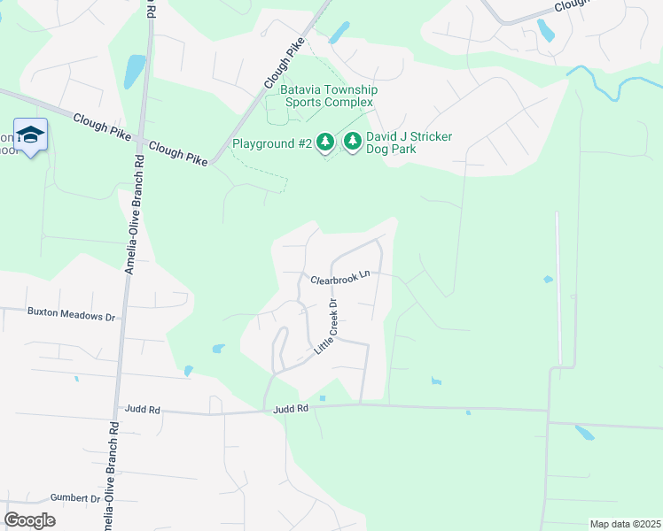 map of restaurants, bars, coffee shops, grocery stores, and more near 3905 Little Creek Drive in Amelia