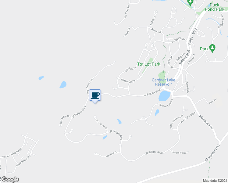 map of restaurants, bars, coffee shops, grocery stores, and more near 355 West Ridges Boulevard in Grand Junction