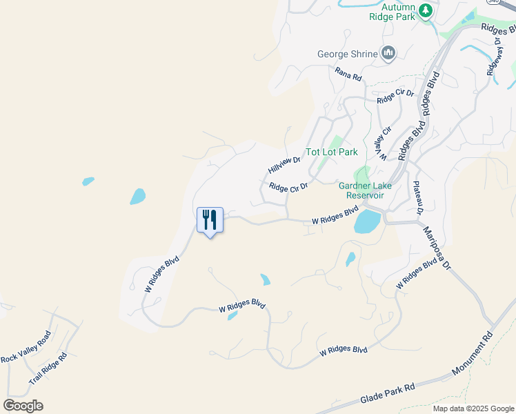 map of restaurants, bars, coffee shops, grocery stores, and more near 2339 Rattlesnake Court in Grand Junction