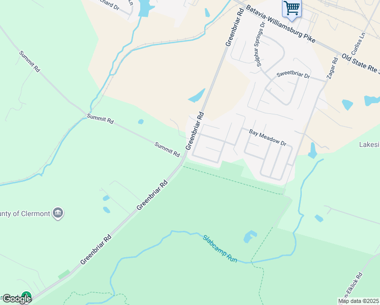 map of restaurants, bars, coffee shops, grocery stores, and more near 304 West Meadow Drive in Batavia