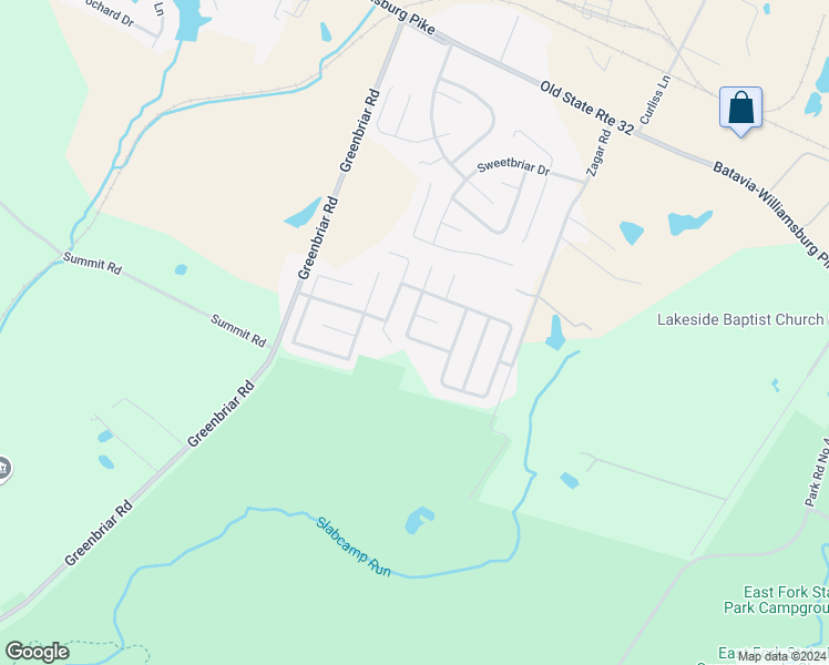 map of restaurants, bars, coffee shops, grocery stores, and more near 151 South Meadow Drive in Batavia