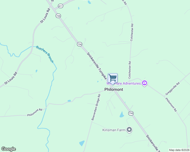 map of restaurants, bars, coffee shops, grocery stores, and more near 37101 Snickersville Turnpike in Purcellville