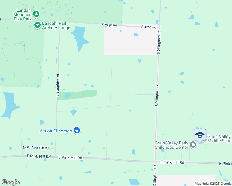 map of restaurants, bars, coffee shops, grocery stores, and more near 3105 Crystal Aire Court in Grain Valley