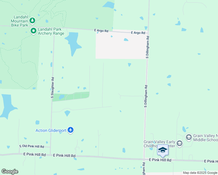 map of restaurants, bars, coffee shops, grocery stores, and more near 3105 Crystal Aire Court in Grain Valley