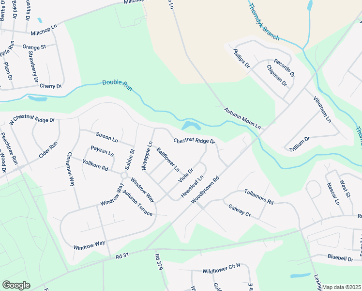 map of restaurants, bars, coffee shops, grocery stores, and more near 307 Chestnut Ridge Drive in Magnolia