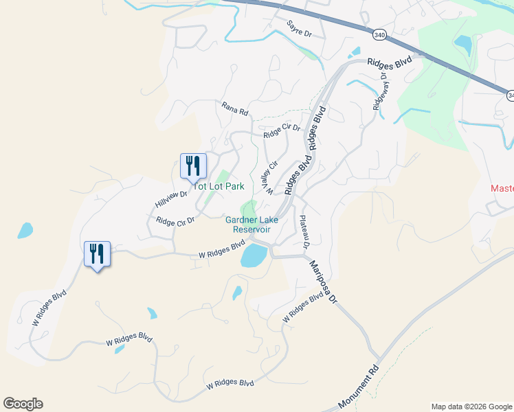 map of restaurants, bars, coffee shops, grocery stores, and more near 359 Desert Trails Drive in Grand Junction
