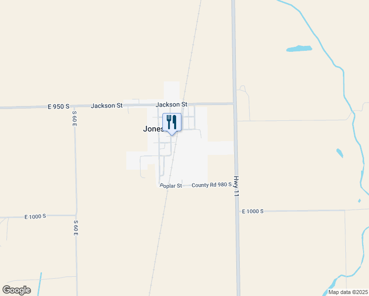 map of restaurants, bars, coffee shops, grocery stores, and more near in Jonesville