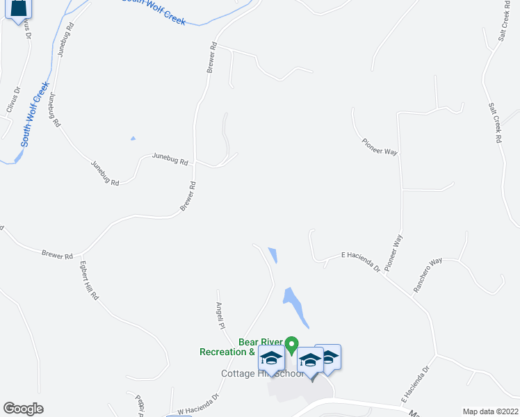 map of restaurants, bars, coffee shops, grocery stores, and more near 21039 Brewer Road in Grass Valley