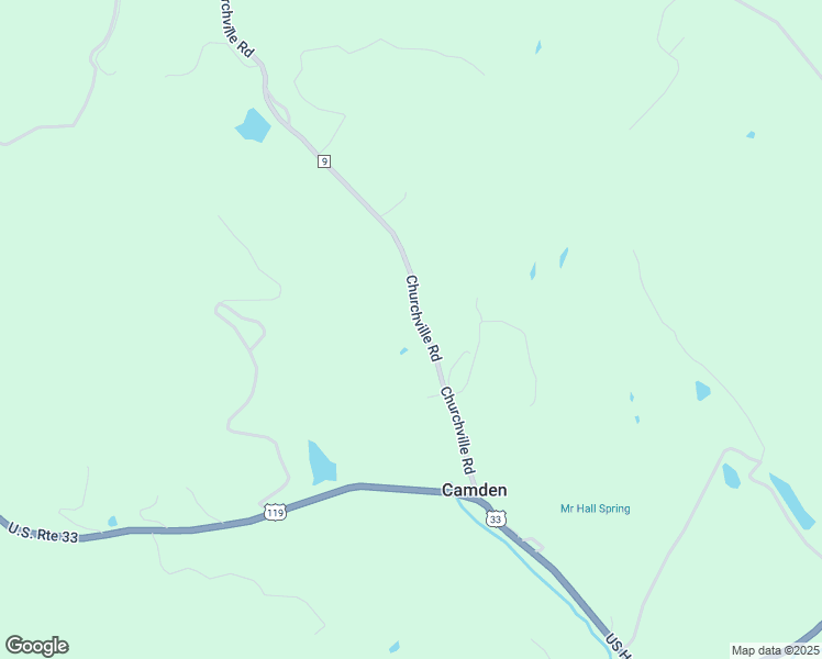 map of restaurants, bars, coffee shops, grocery stores, and more near 385 Churchville Road in Camden