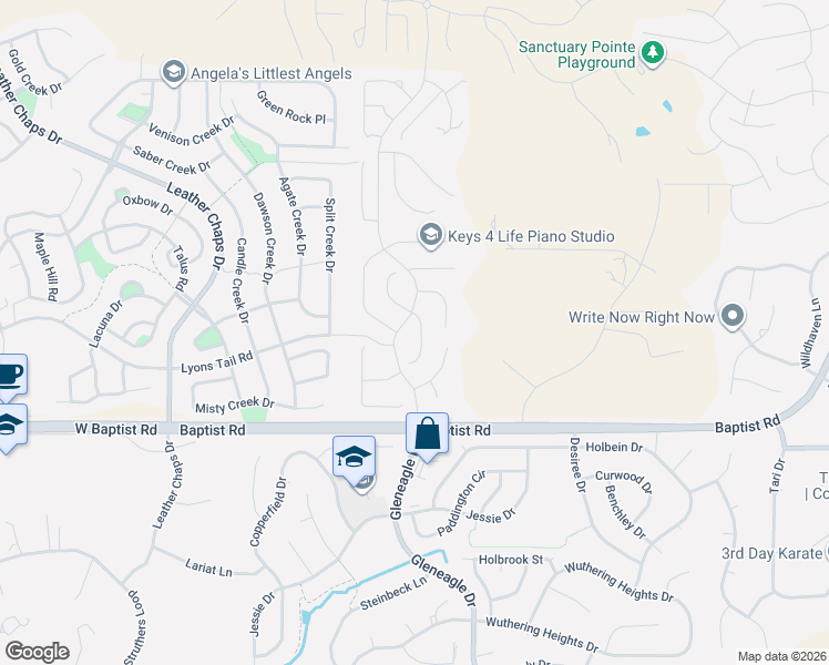 map of restaurants, bars, coffee shops, grocery stores, and more near 15708 Old Post Drive in Monument