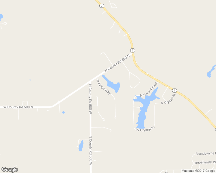 map of restaurants, bars, coffee shops, grocery stores, and more near 5150 North Kings Way in North Vernon