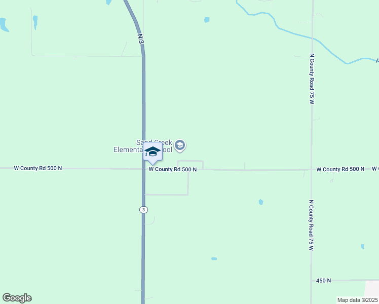 map of restaurants, bars, coffee shops, grocery stores, and more near 1450 West County Road 500 North in North Vernon