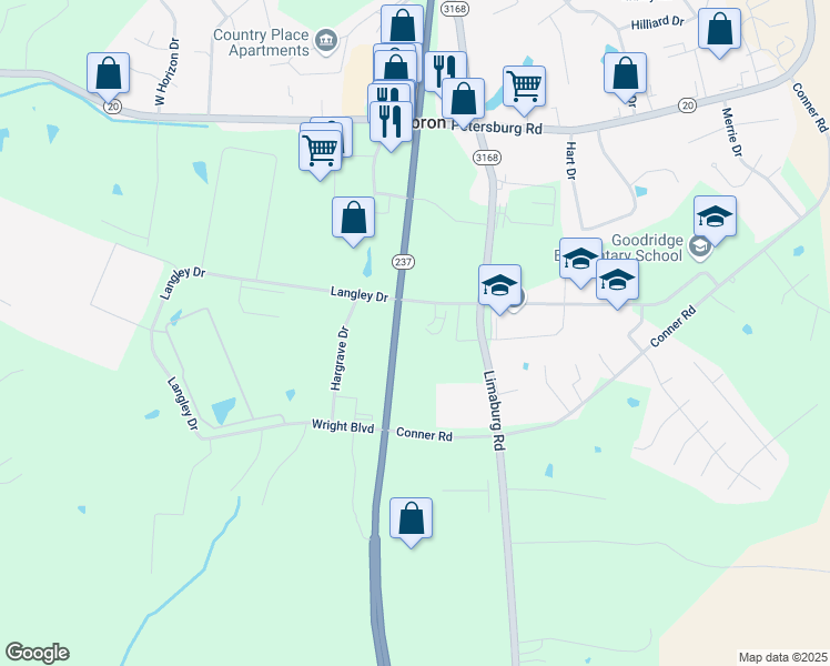 map of restaurants, bars, coffee shops, grocery stores, and more near in Hebron
