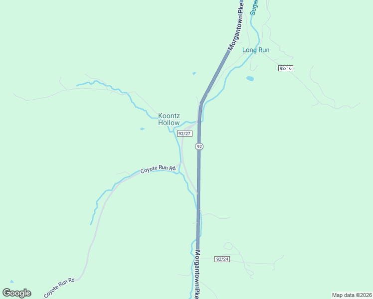 map of restaurants, bars, coffee shops, grocery stores, and more near 2489 Morgantown Pike in Belington