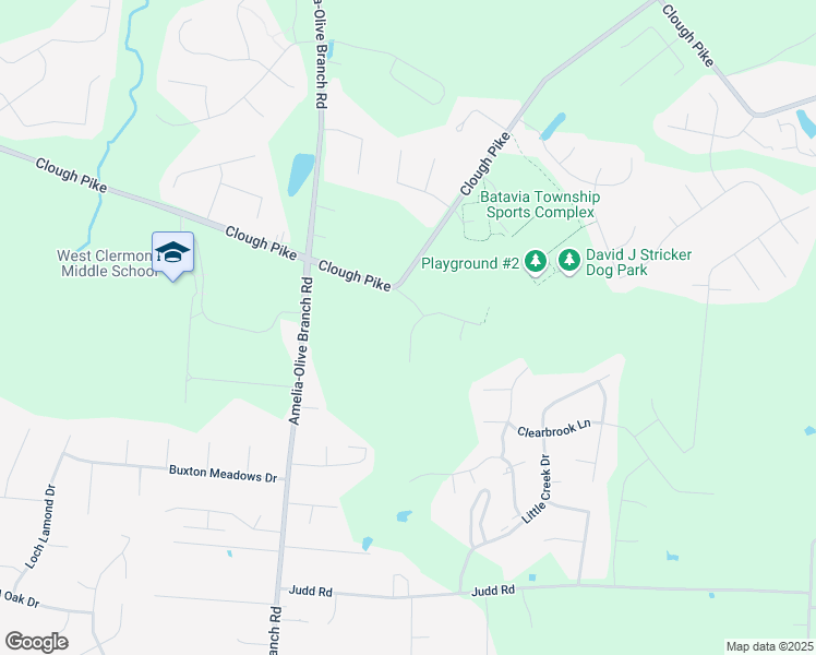 map of restaurants, bars, coffee shops, grocery stores, and more near 116 Presidential Drive in Batavia