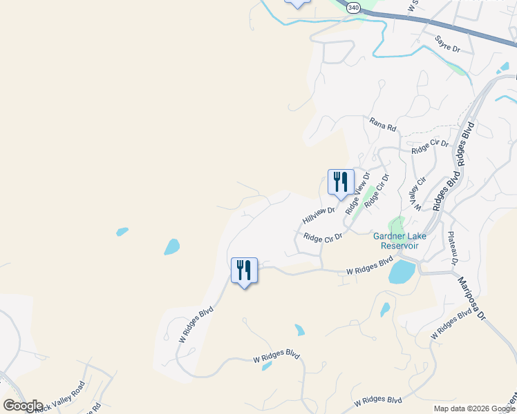 map of restaurants, bars, coffee shops, grocery stores, and more near 371 High Desert Road in Grand Junction