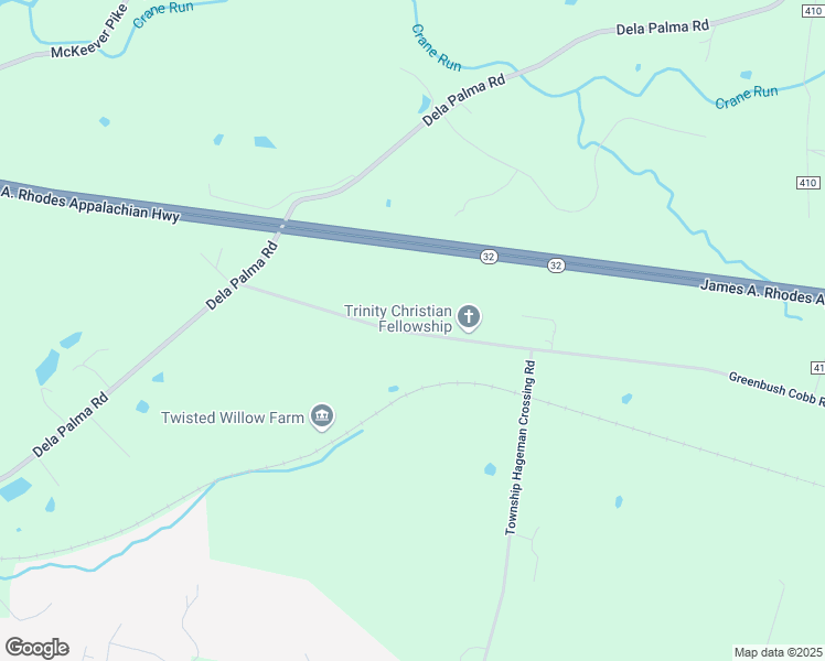 map of restaurants, bars, coffee shops, grocery stores, and more near 3697 Greenbush-Cobb Road in Williamsburg