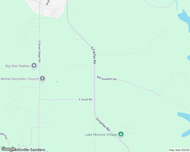 map of restaurants, bars, coffee shops, grocery stores, and more near 3001 Will Sowders Road in Bloomington