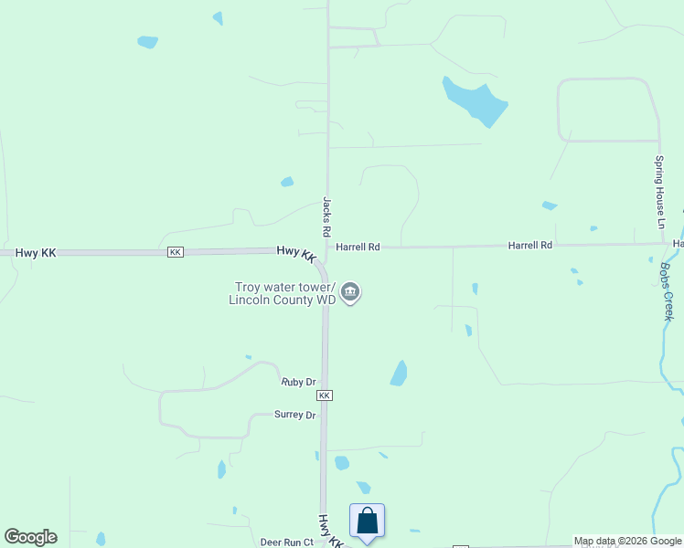 map of restaurants, bars, coffee shops, grocery stores, and more near 290 Harrell Road in Troy