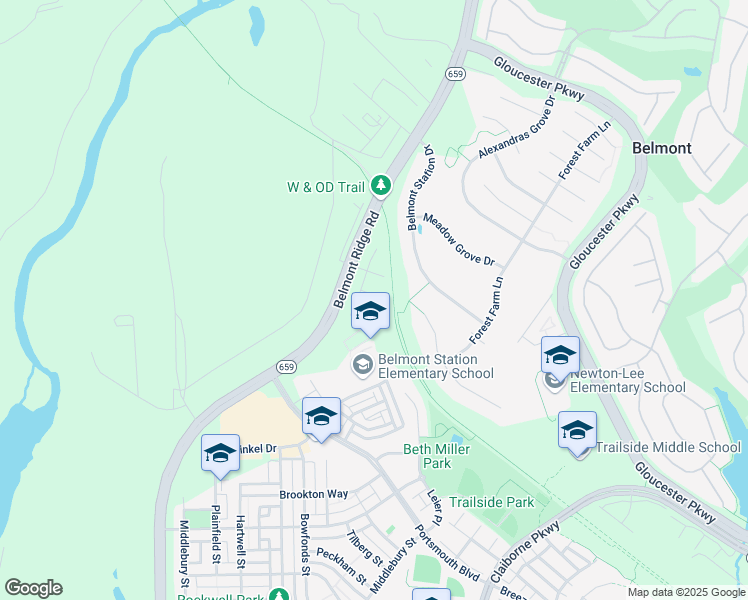 map of restaurants, bars, coffee shops, grocery stores, and more near 43069 Pony Truck Terrace in Ashburn