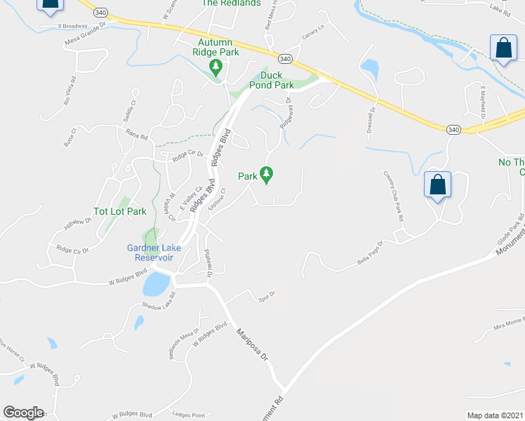 map of restaurants, bars, coffee shops, grocery stores, and more near 380 Hidden Valley Circle in Grand Junction
