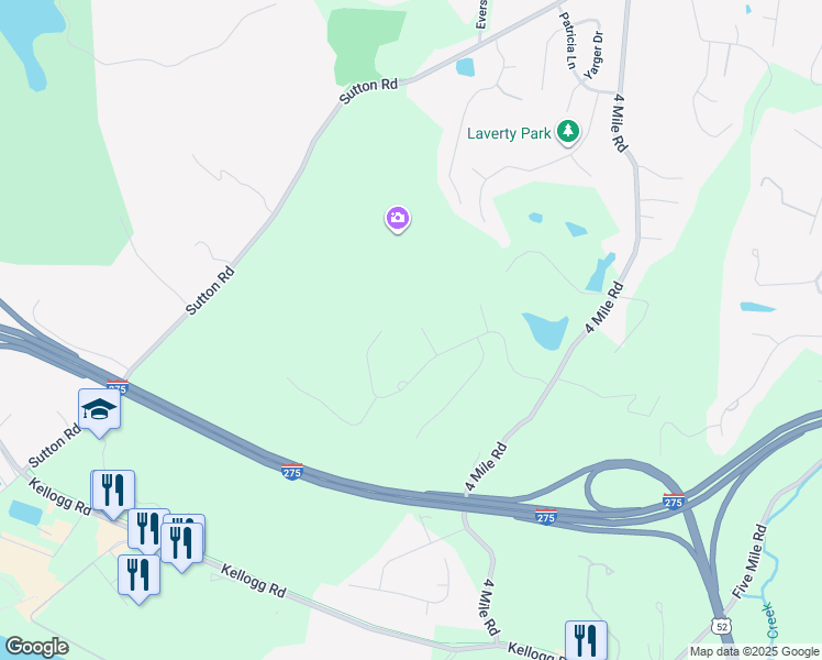 map of restaurants, bars, coffee shops, grocery stores, and more near 6598 Wyndwatch Drive in Cincinnati