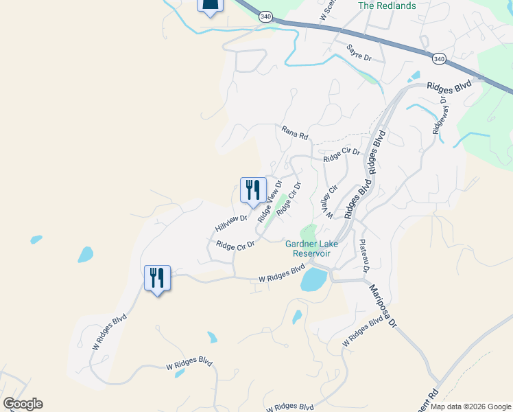 map of restaurants, bars, coffee shops, grocery stores, and more near 382 Hillview Drive in Grand Junction