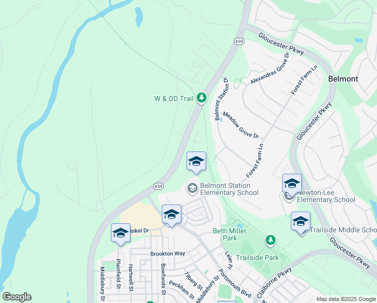 map of restaurants, bars, coffee shops, grocery stores, and more near 20101 Old Line Terrace in Ashburn