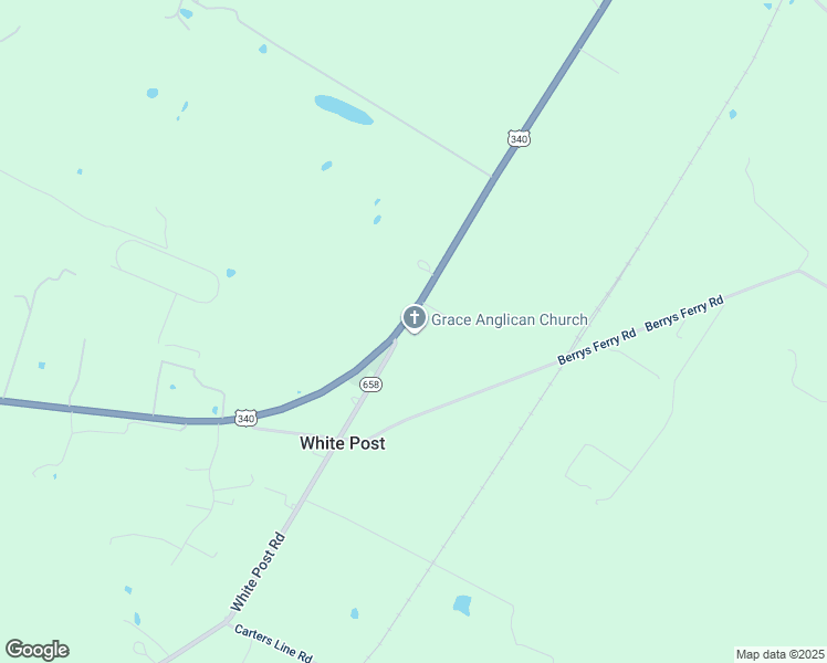 map of restaurants, bars, coffee shops, grocery stores, and more near 14401 Lord Fairfax Highway in White Post